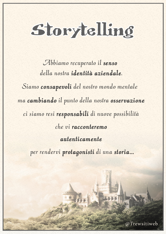 Storytelling: un senso all'esperienza